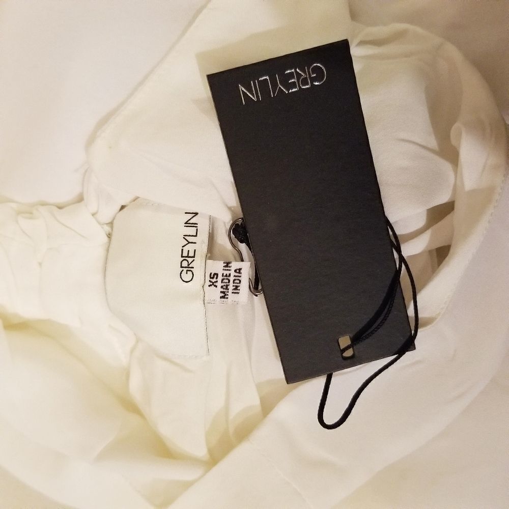 Greylin Beaded Geometric Pattern Racerback Tank‎ Top size XS - Picture 5 of 6